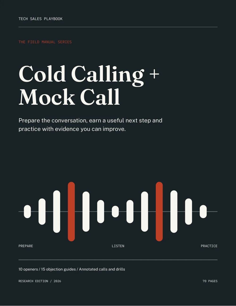The Cold Calling + Mock Call Playbook cover