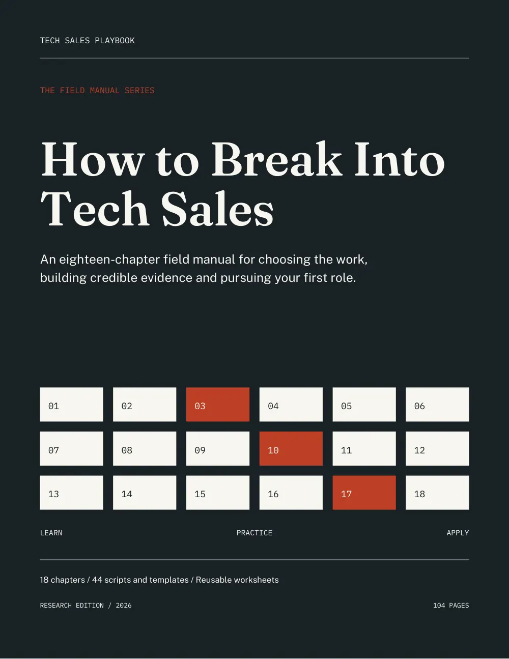 How to Break Into Tech Sales, preview page 1